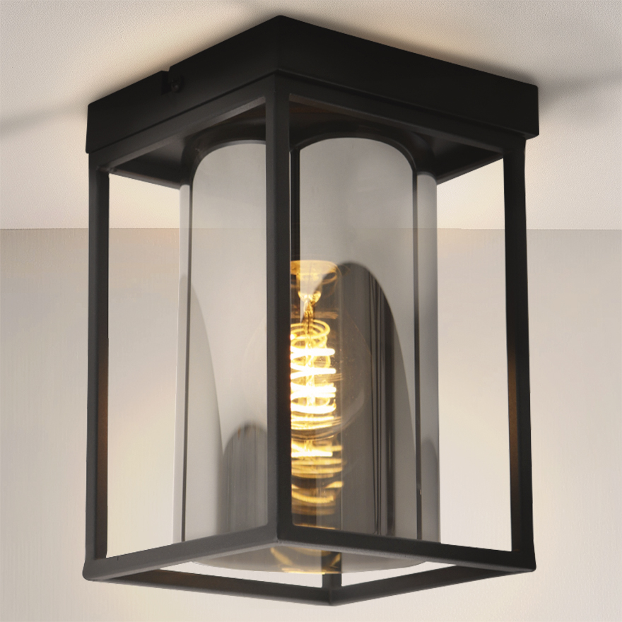 Moderne plafondlamp zwart, Jessa