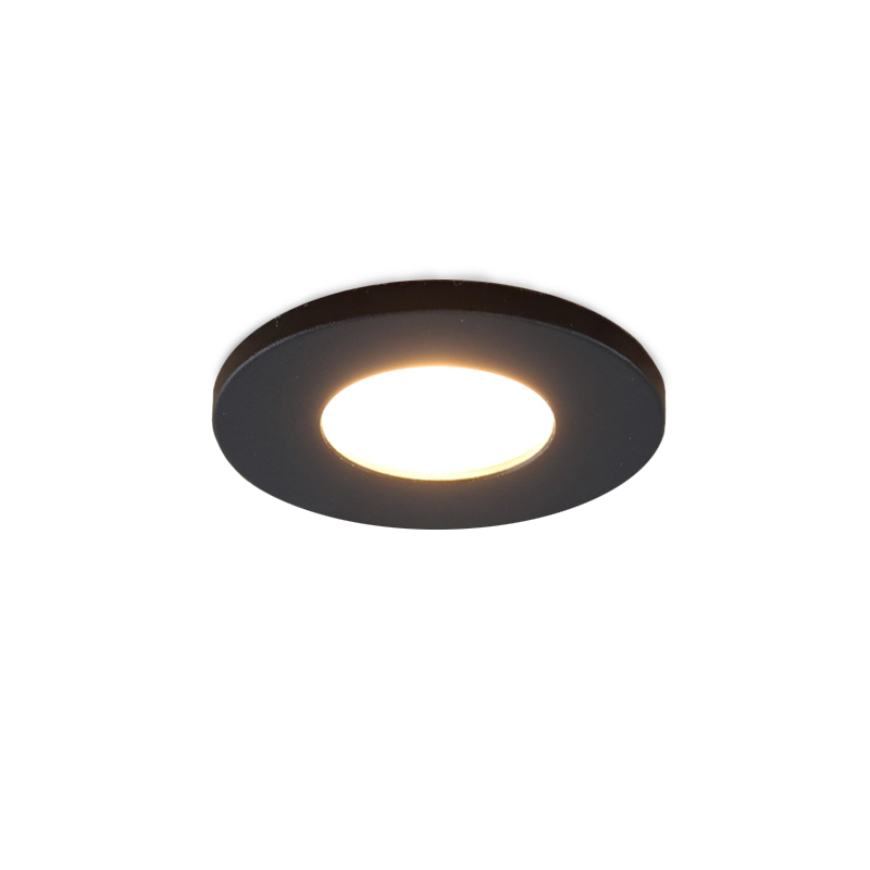 Zwarte Verandaverlichting Dico, IP65, dimbaar