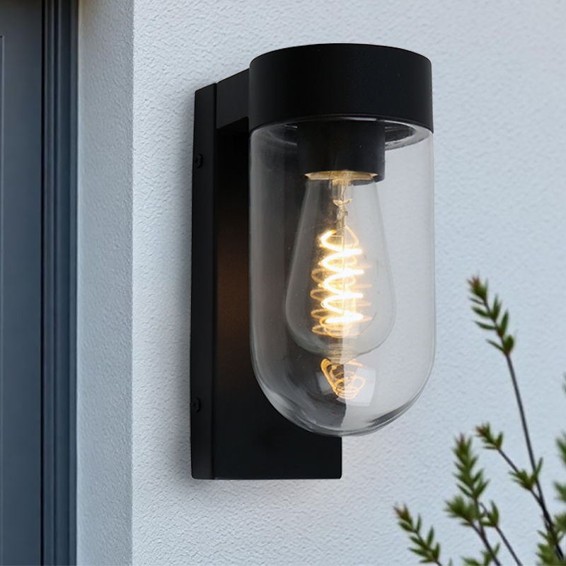 Aluminium buitenlamp zwart, Bella, IP44