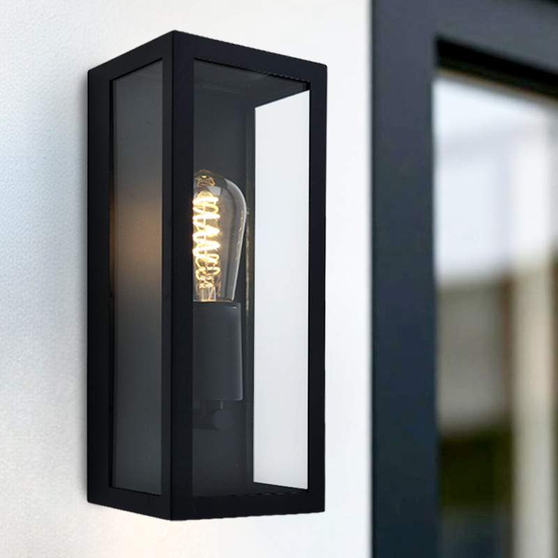 Moderne buitenlamp zwart, Senne, IP44