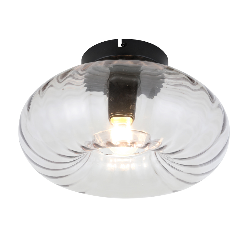 Retro plafondlamp amber, Diane