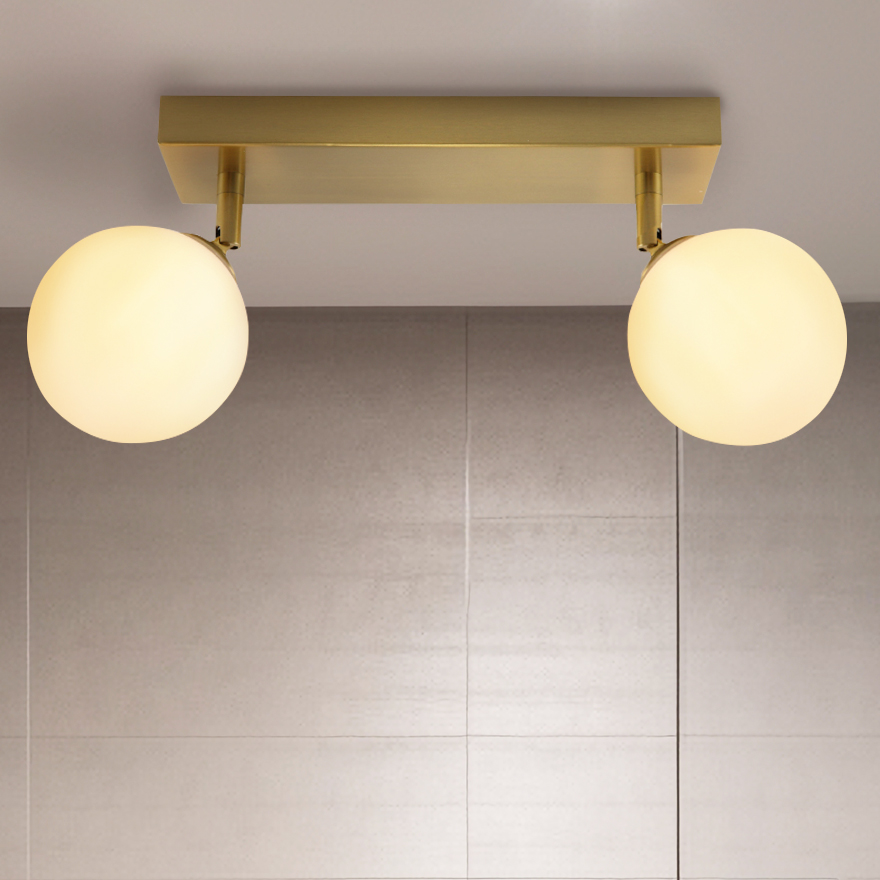 Moderne badkamer plafondlamp wit, Amer, IP44