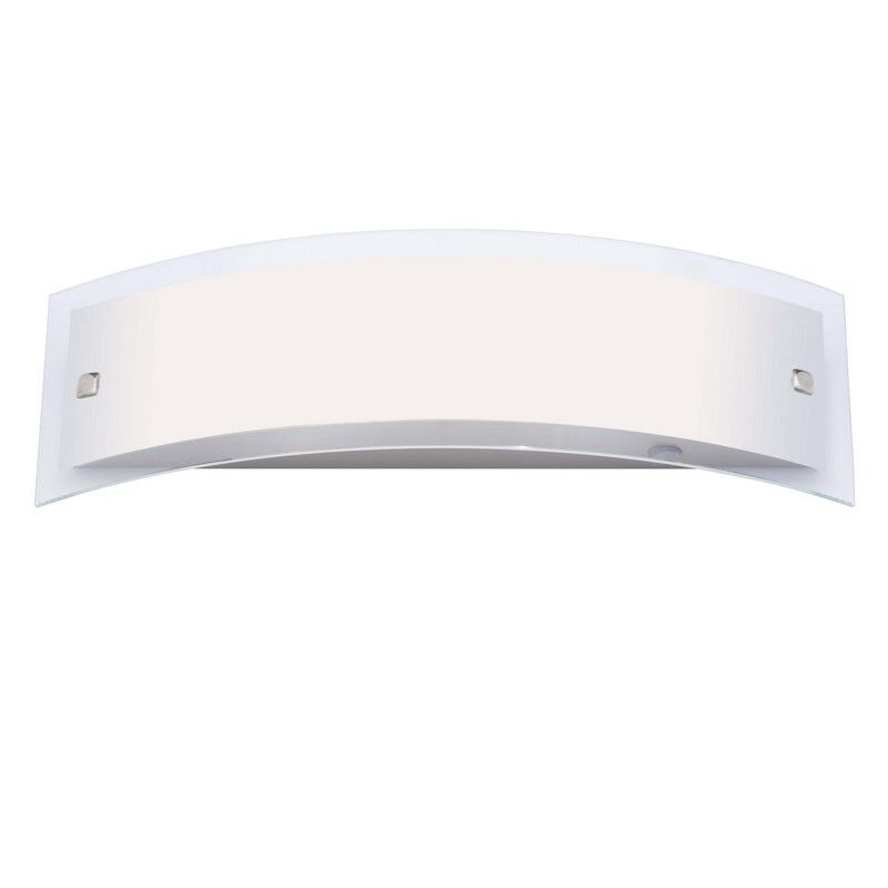 Glazen wandlamp transparant, Tineke