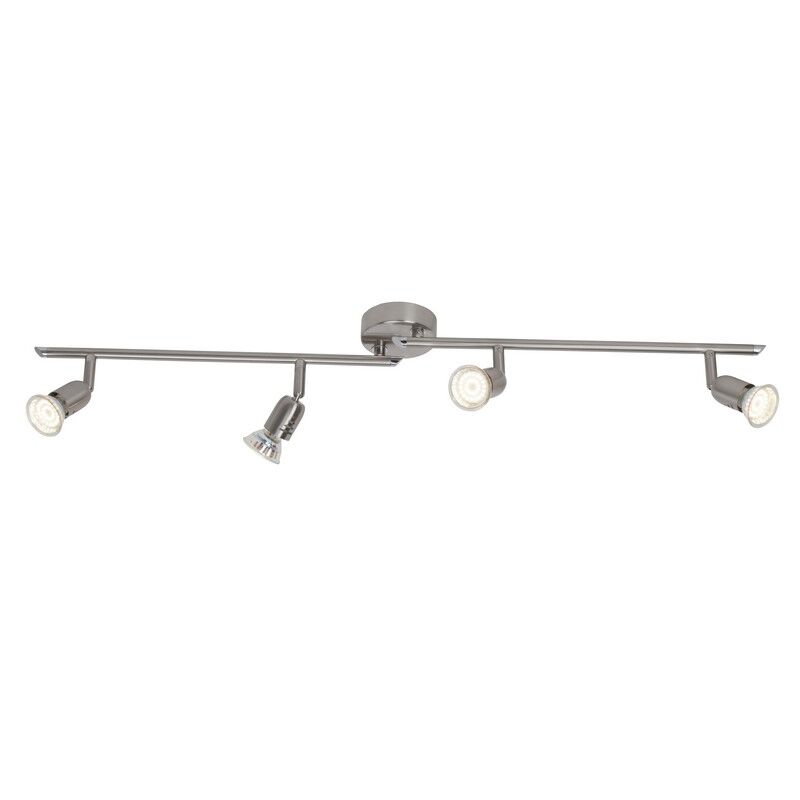 Metalen plafondspot chroom, Hayo, 50W, 3000K LED