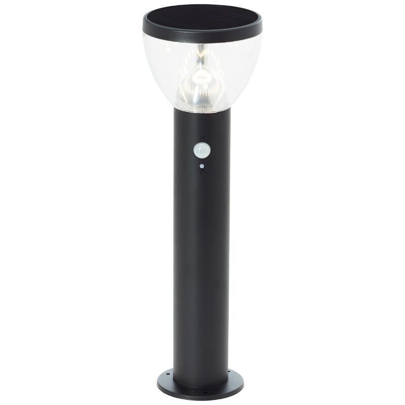 Moderne staande buitenlamp op zonne-energie zwart, Saar, 3W, 3000K LED, IP44