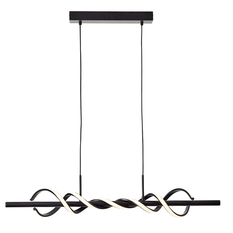 Moderne hanglamp zwart, Quang, 20W, 3000K LED