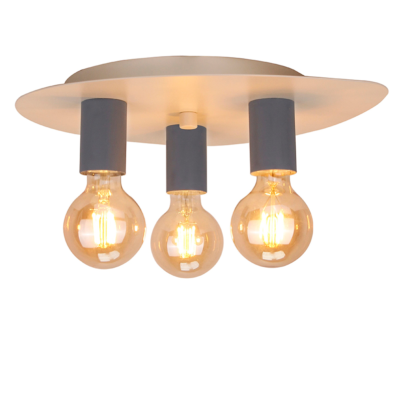 Metalen plafondlamp blauw, Leilani