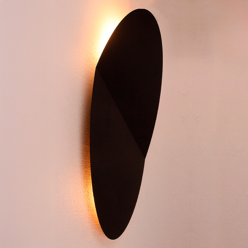 Moderne wandlamp zwart, Lizan
