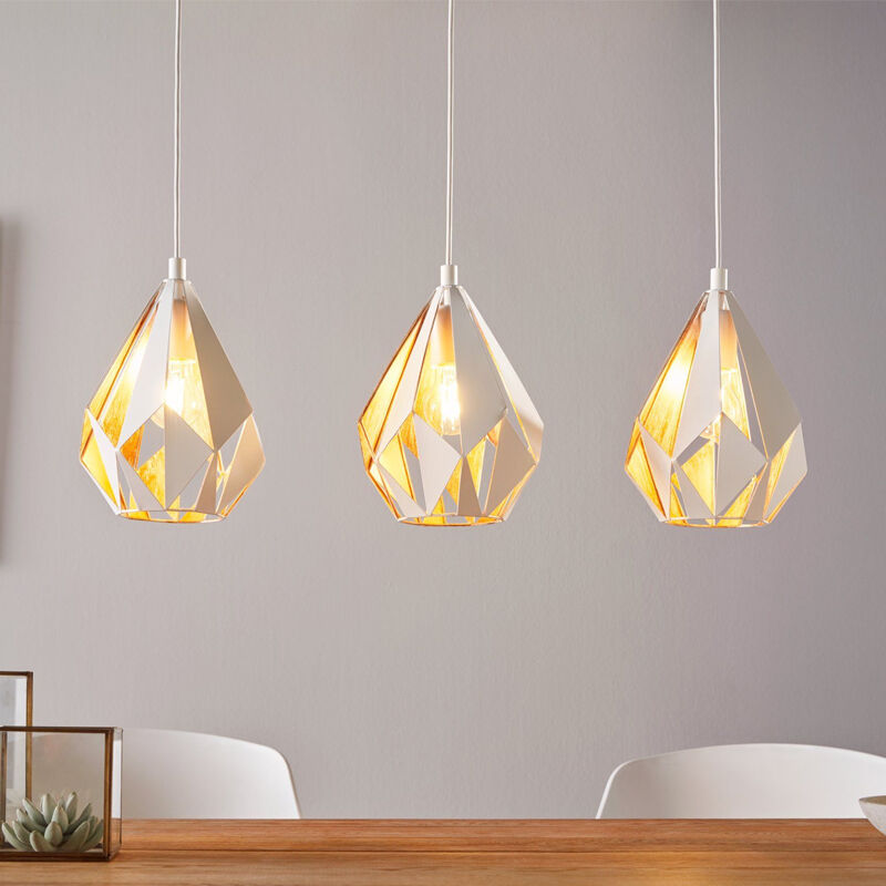 Witte design hanglamp metaal, Acri