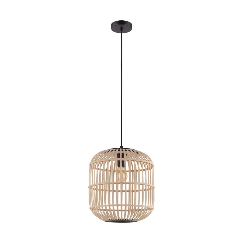 Landelijke hanglamp hout, Ankie