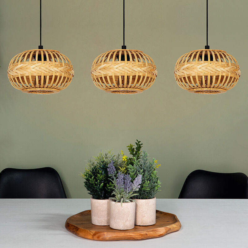 Bruine landelijke hanglamp metaal, Firenze