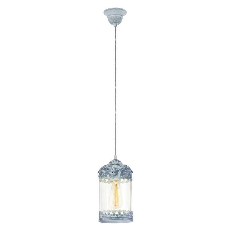 Grijze retro hanglamp glas, Abdelouahid