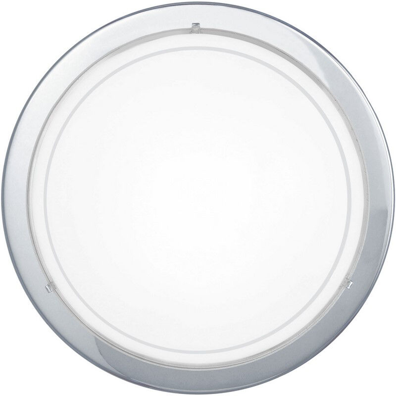 Chromen plafonnière glas, Agena