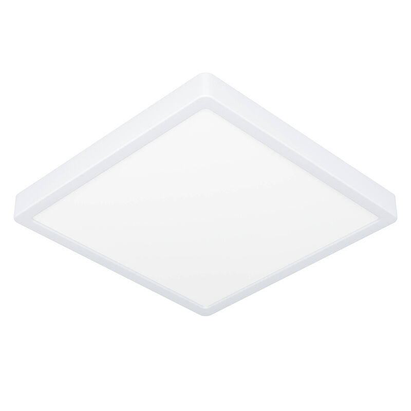 Witte plafonnière kunststof, Geraldo, 20,5W, 3000K LED