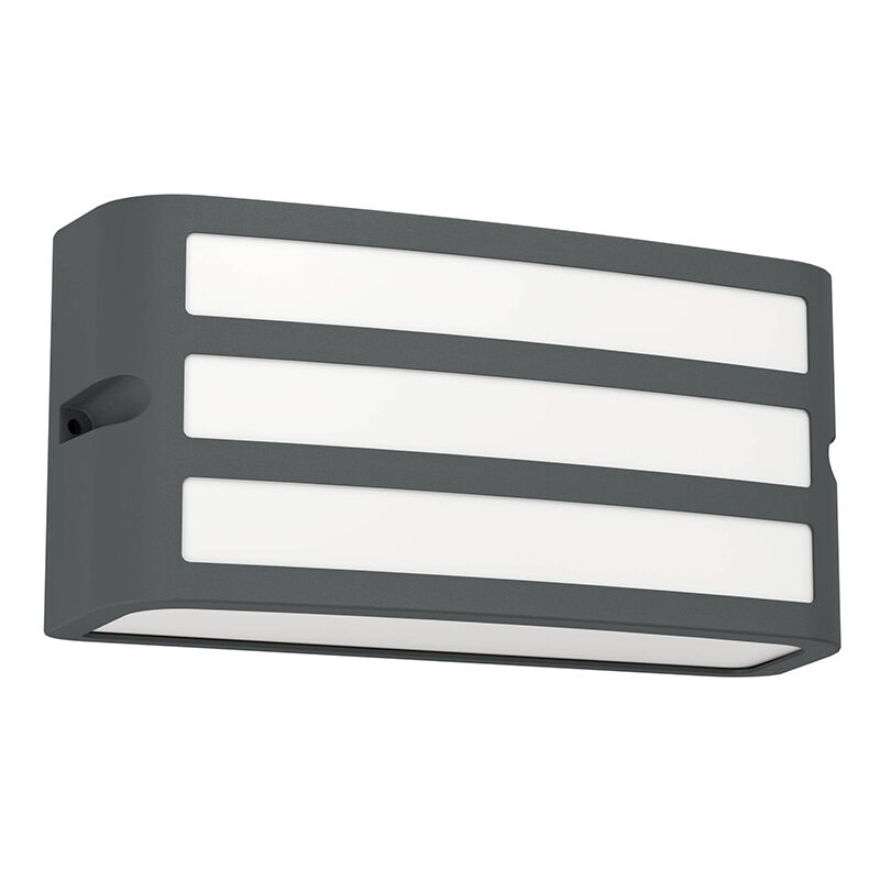 Antraciete buitenlamp kunststof, Cesar, IP54