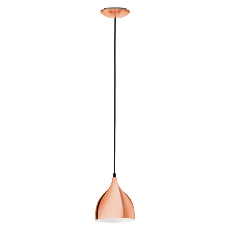 Koperen design hanglamp metaal, Piglio