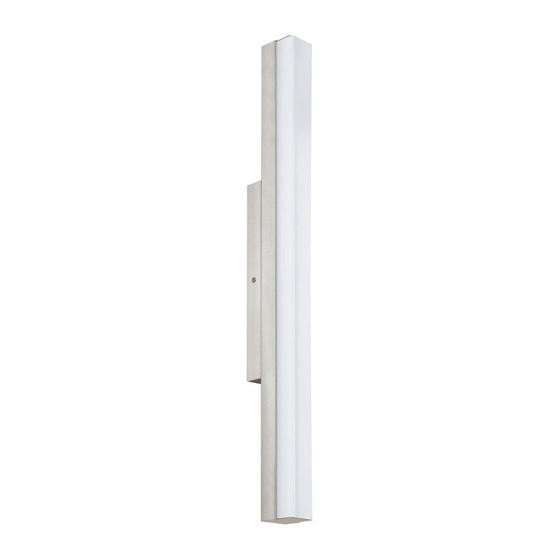 Nikkelen spiegelverlichting kunststof, Zumra, 16W, 4000K LED, IP44