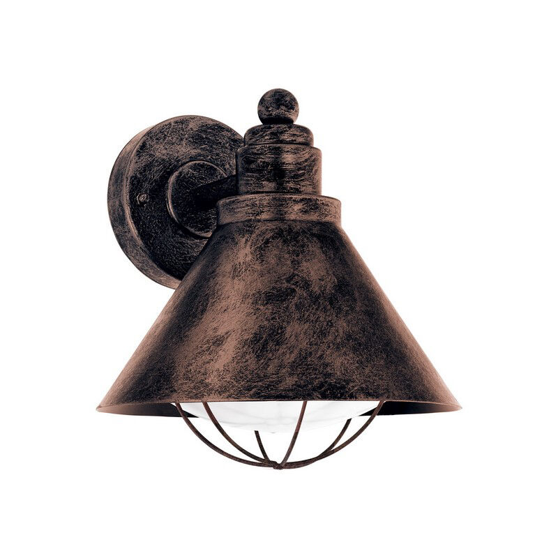 Koperen industriële buitenlamp kunststof, Alje, IP44