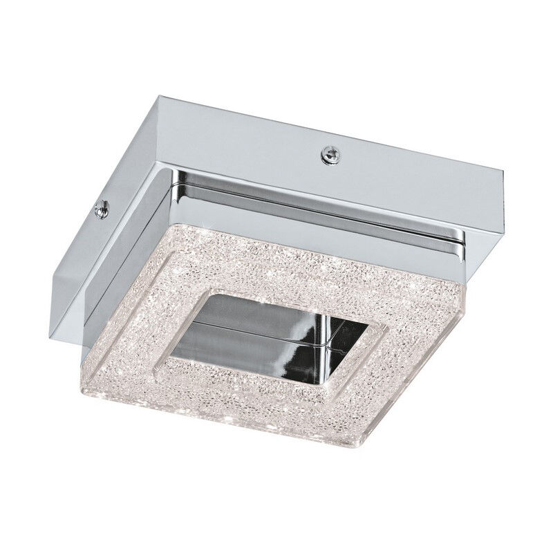Chromen moderne wandlamp kunststof, Arjo, 4W, 3000K LED