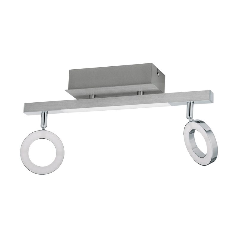 Chromen moderne plafondspot, Madelinde, aluminium, 3w 3000K (warm wit) LED