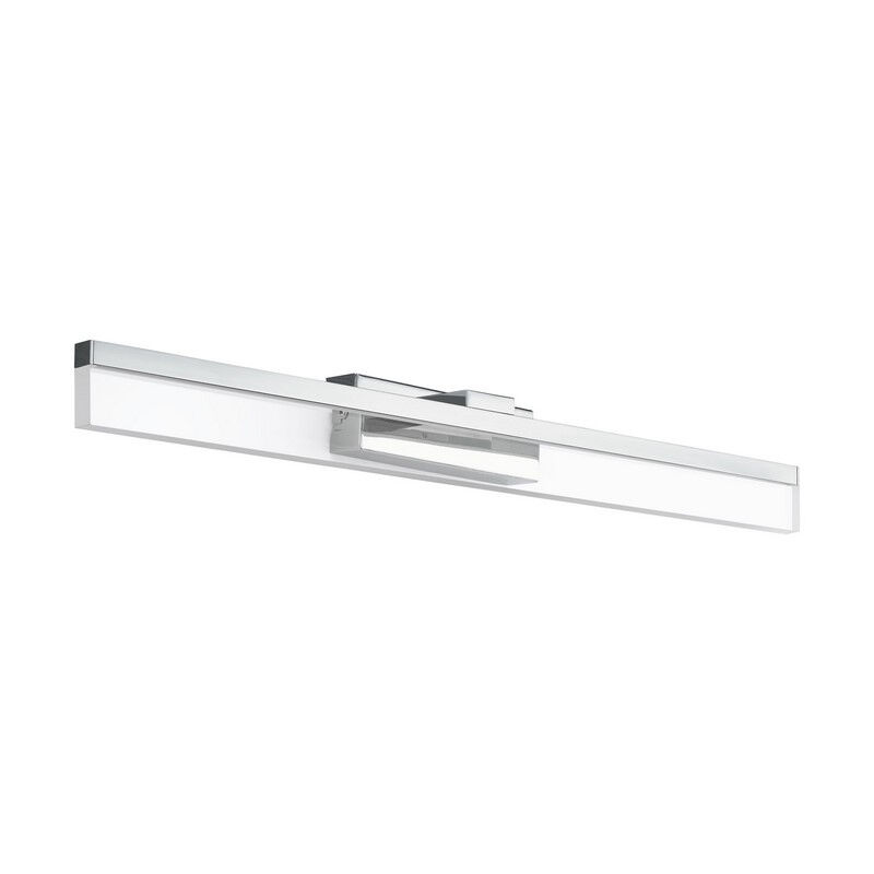Chromen moderne wandlamp aluminium, Michelle, 10W, 3000K LED, IP44