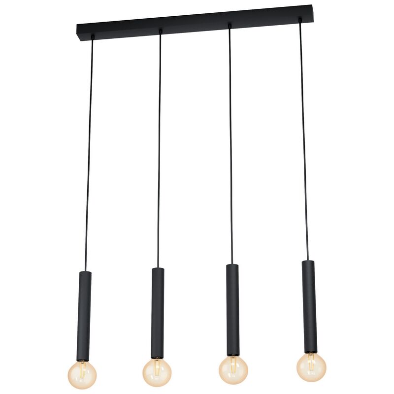 Zwarte hanglamp metaal, Nicholas