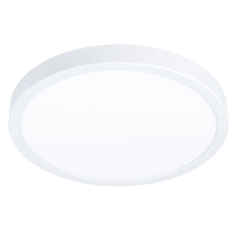 Witte smart plafondlamp kunststof, Geraldo, 19,5W, warm tot koud wit verstelbare LED, IP44