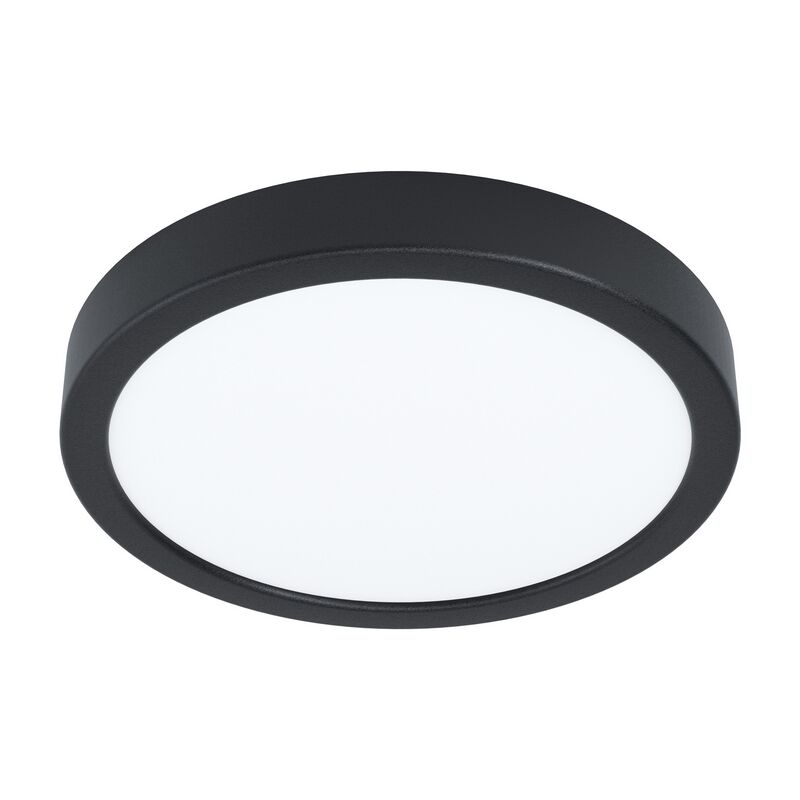 Zwarte plafondlamp Pascale, staal, 16w 3000K (warm wit) LED