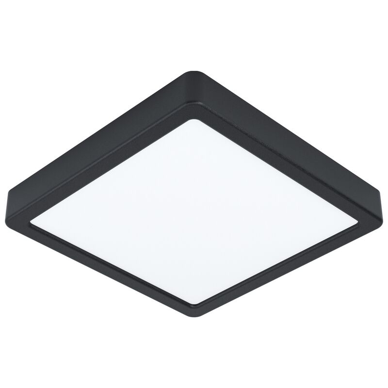 Zwarte plafondlamp Pascale, staal, 16w 3000K (warm wit) LED