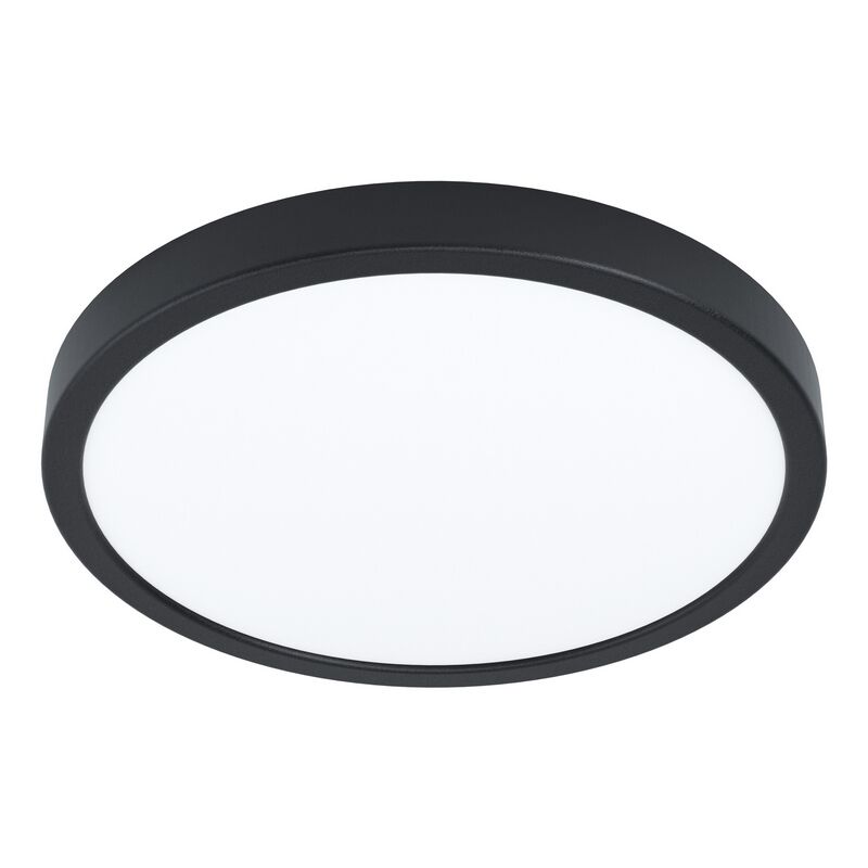 Zwarte plafondlamp Pascale, staal, 20w 3000K (warm wit) LED