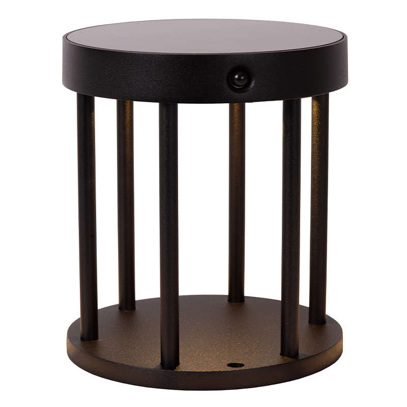 Zwarte buiten tafellamp op zonne-energie modern, Jackson, 2W, 2700K LED, IP54