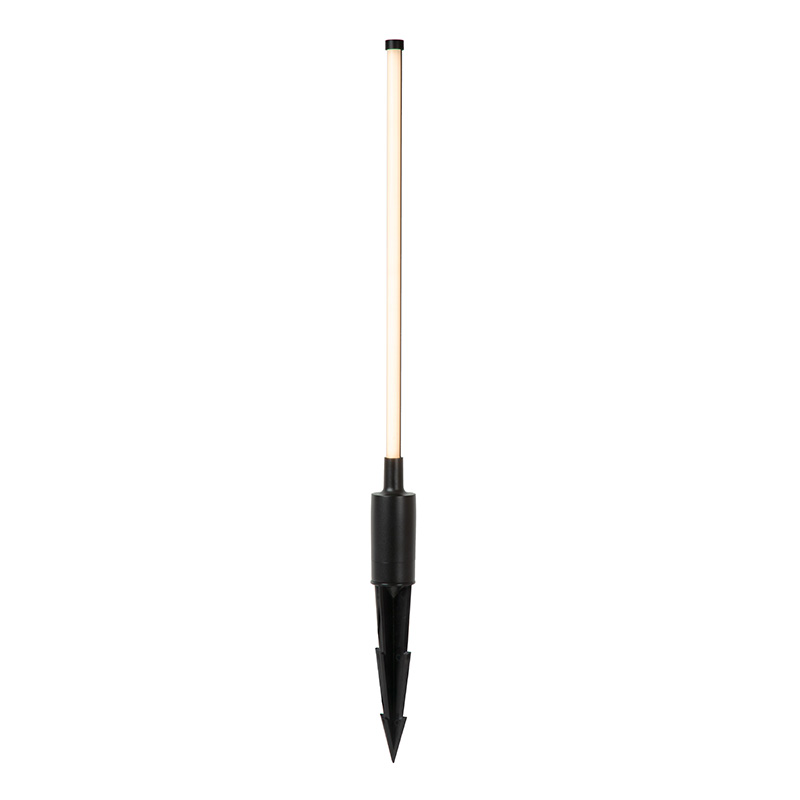 Zwarte prikspot modern, Lornex, 6W, 3000K LED, IP54