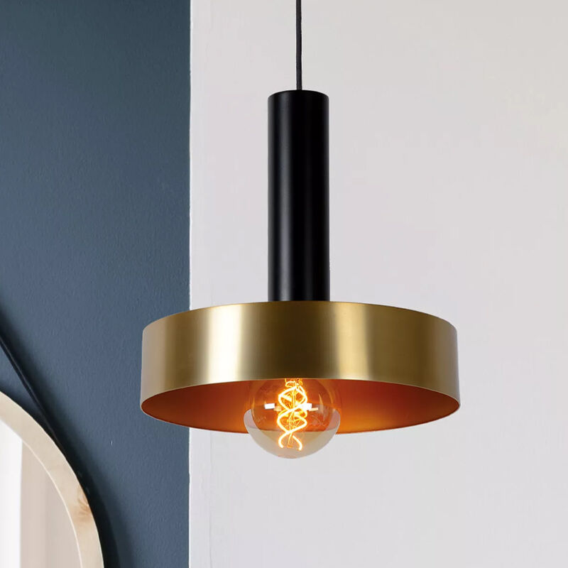 Gouden hanglamp Giada, staal