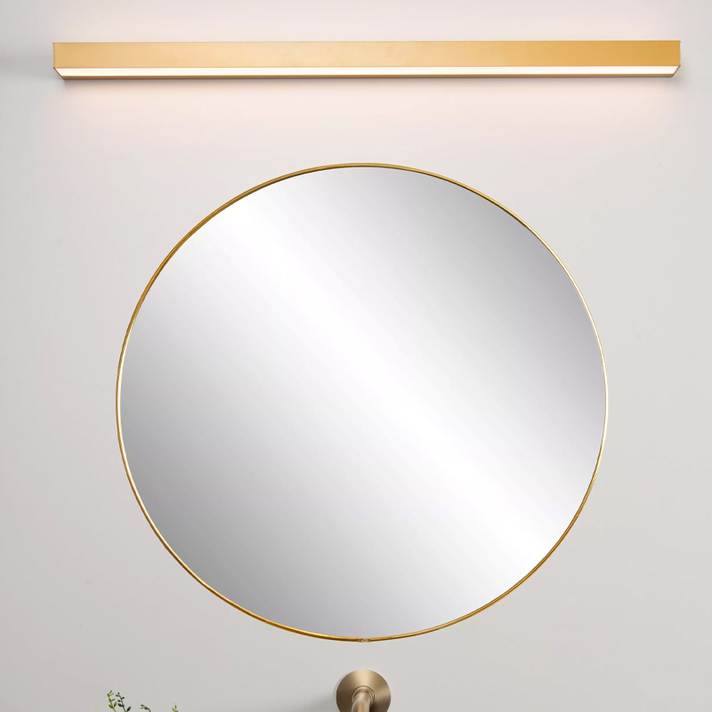 Messing badkamer wandlamp modern, Alexa, 13W, 3000K LED, IP44