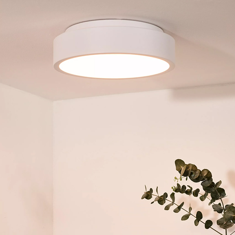 Witte plafonnière modern, Talowe, 20W, 3000K LED