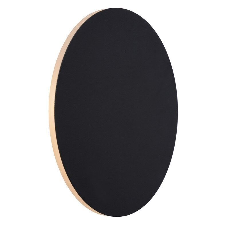 Zwarte wandlamp modern, Eklyps led, 8W, 3000K LED