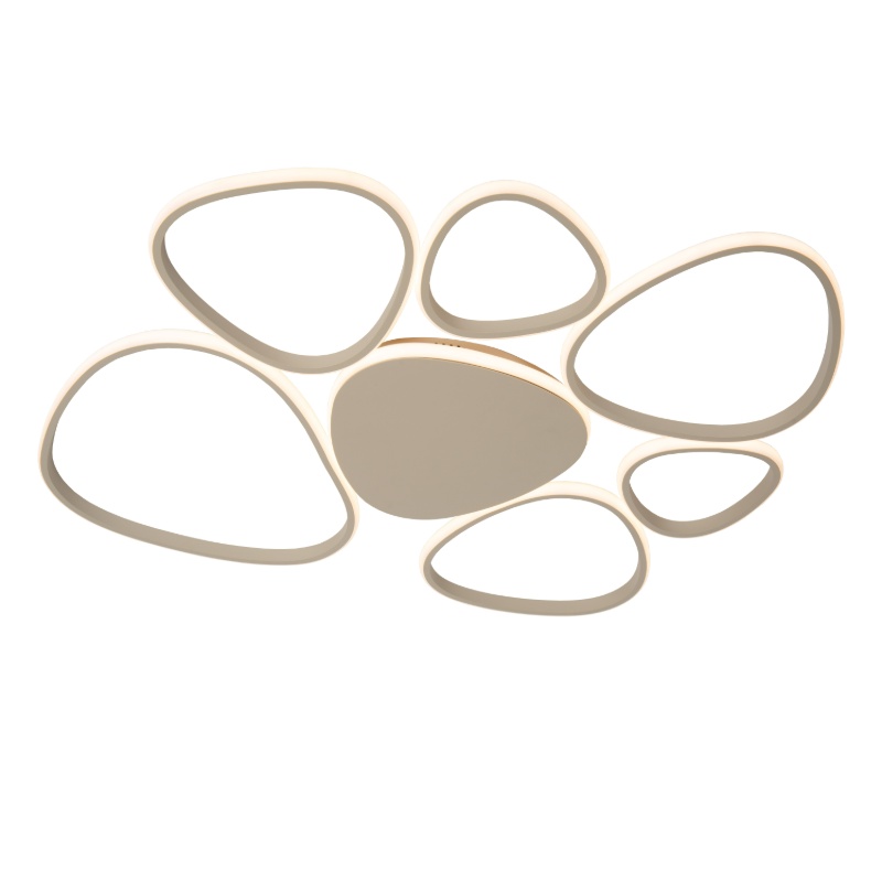 Taupe plafonnière modern, Samling, 72W, white switch LED