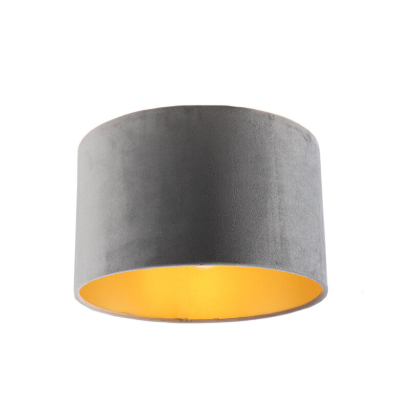 Grijs met gouden plafondlamp Krista, 30cm