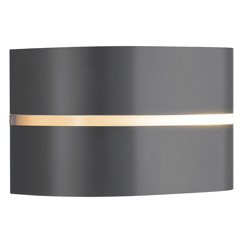 Antraciete buitenlamp aluminium, Sibelis, IP44