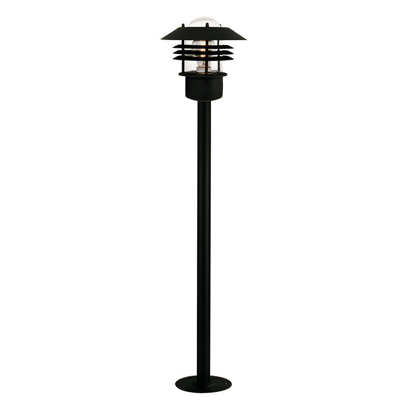 Zwarte buitenlamp retro, Veje, IP54