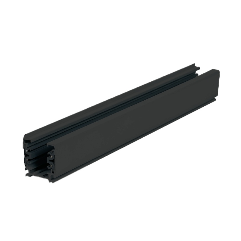 3-fase rail, 2 meter, zwart, Pro