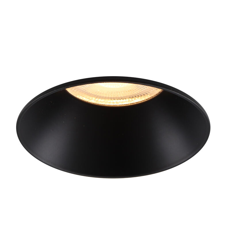 Aluminium trimless inbouwspot zwart, Sanaz