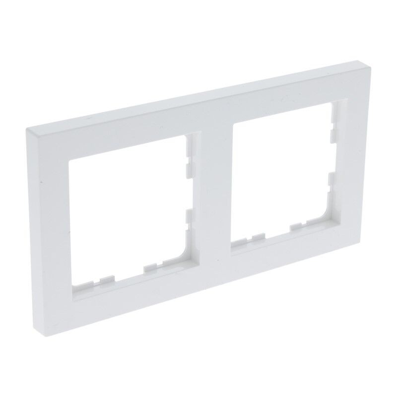 Q-Link S-Line afdekraam 2-voudig, Polarwit