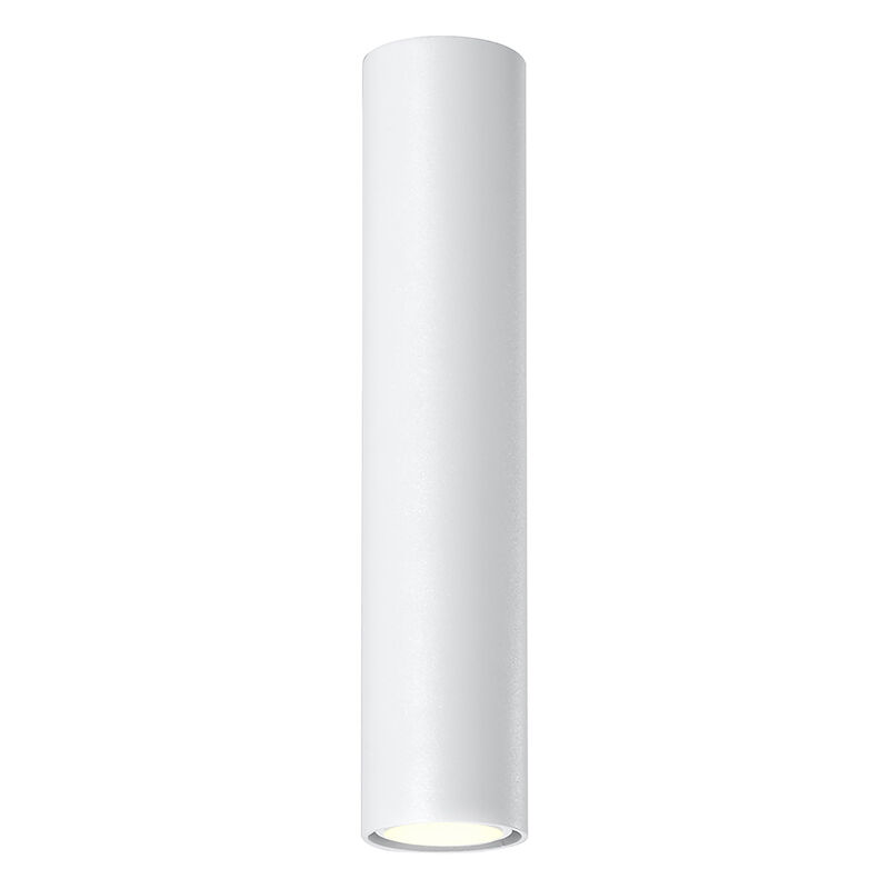 Witte opbouwspot Harley, aluminium, 30 cm