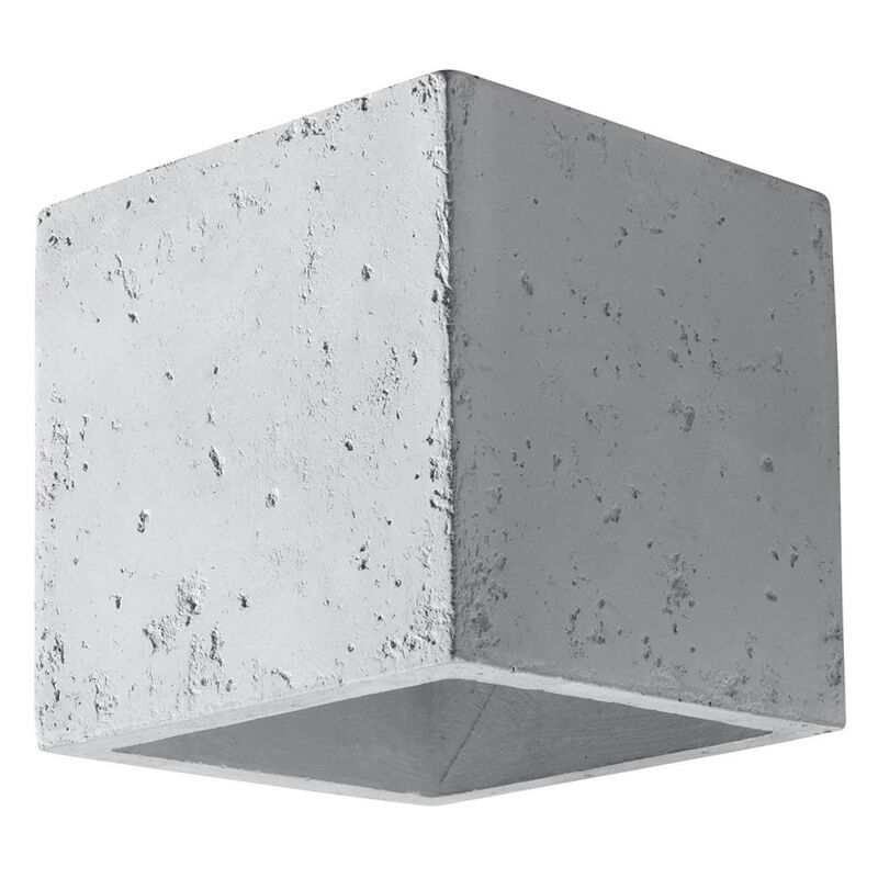 Betonnen up down wandlamp Andro, grijs