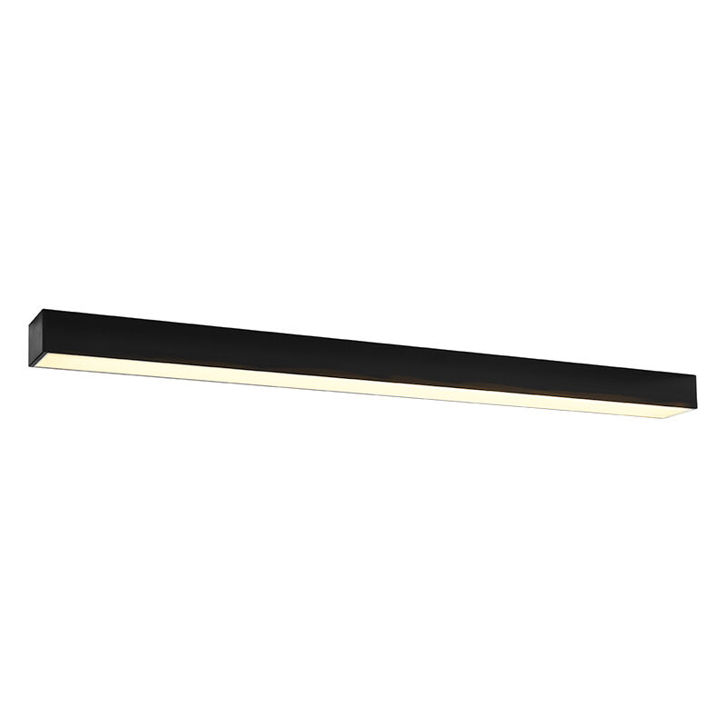 Moderne plafondlamp Mascha, zwart, aluminium, 38W, 3000K