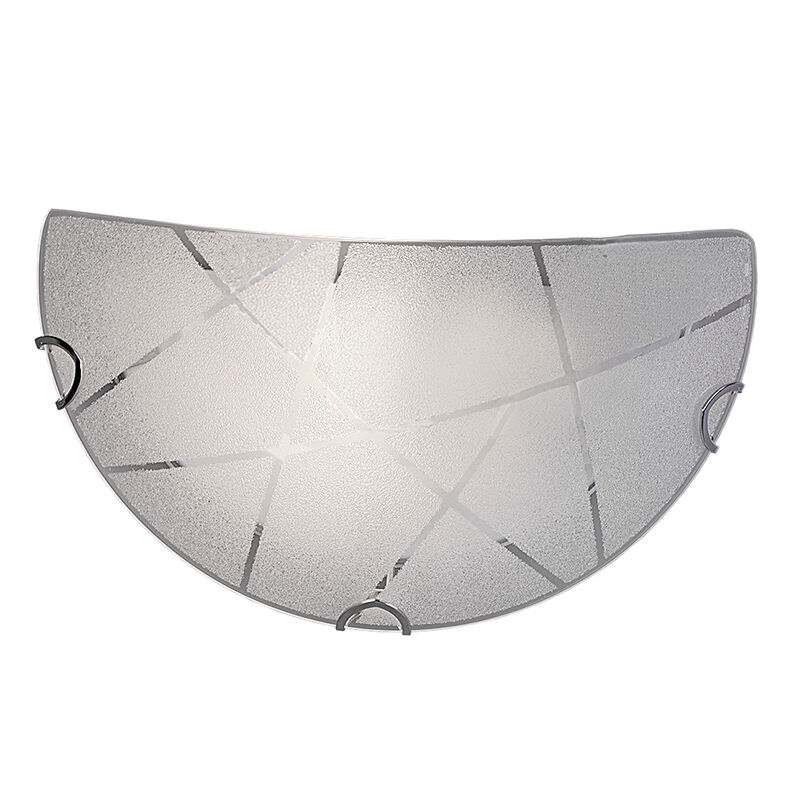 Witte wandlamp modern, Fortes