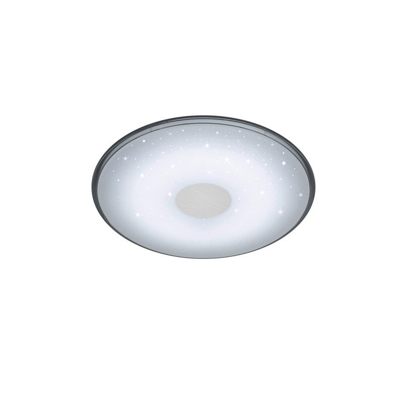 Witte plafonnière modern, Levain, 30W, warm tot koud wit verstelbare LED, met afstandsbediening