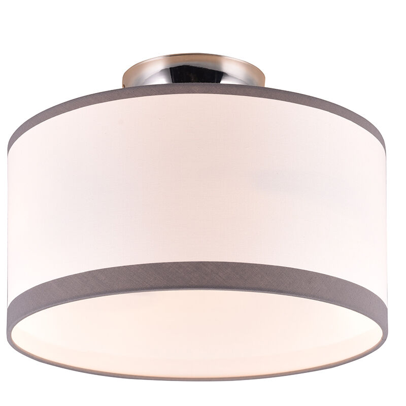Witte plafonnière modern, Denley