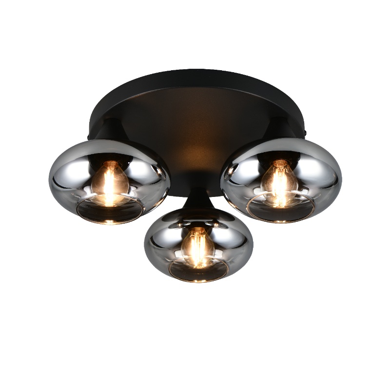 Zwarte plafondlamp design, Veere
